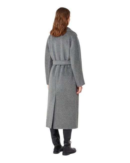 Weekend by Maxmara Gray Tempera Belted Coat