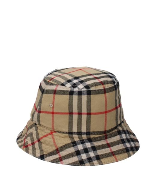 Burberry Brown Cappelli Uomo Cotone