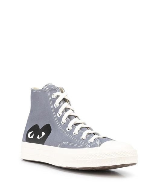 COMME DES GARÇONS PLAY White Comme Des Garçons X Converse All Star High-Top Sneakers