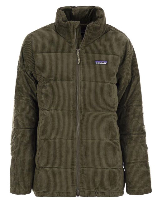 Patagonia Green Insulated Organic Cotton Corduroy Jacket