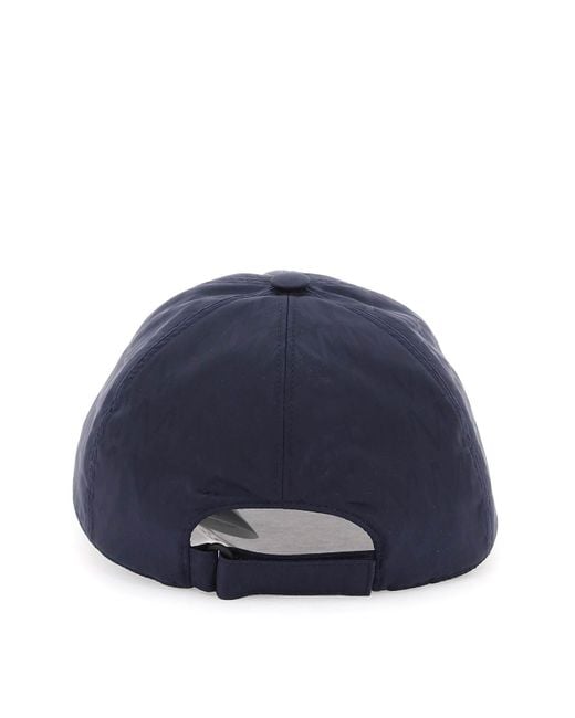 Moncler Blue Baseball Cap for men