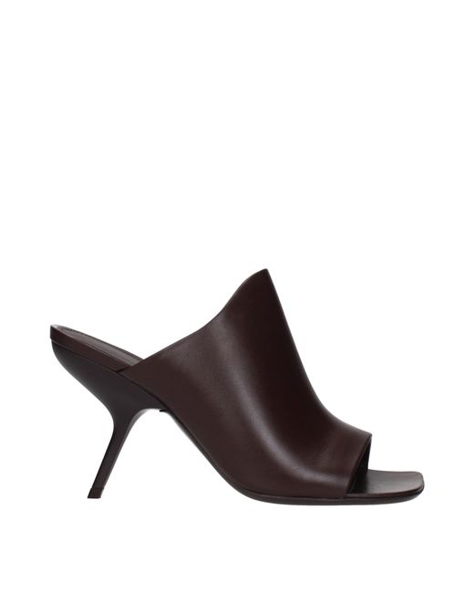 Ferragamo Brown Era Sandals/Testa Di Moro Leather