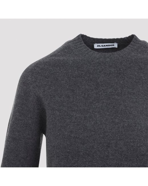 Jil Sander Blue Crewneck Sweater