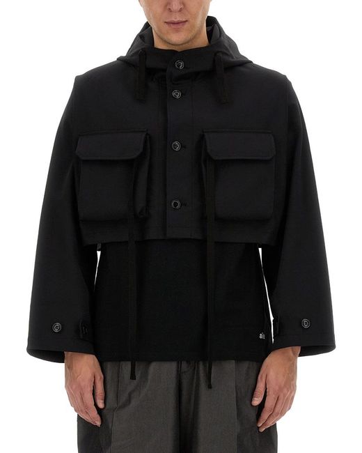 A.I.E. Black Cropped Jacket