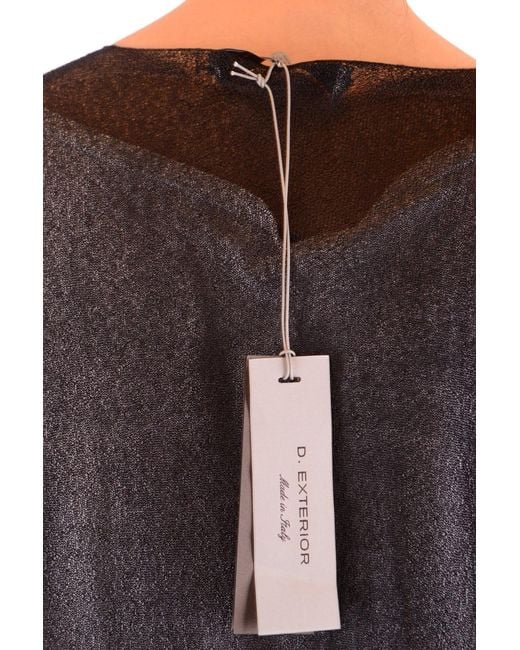 D.exterior Black Cardigan
