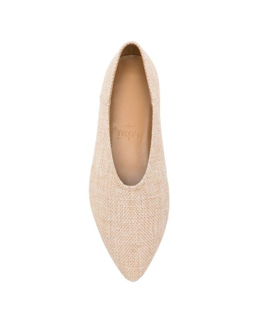 babú Milano Natural Flat Shoes