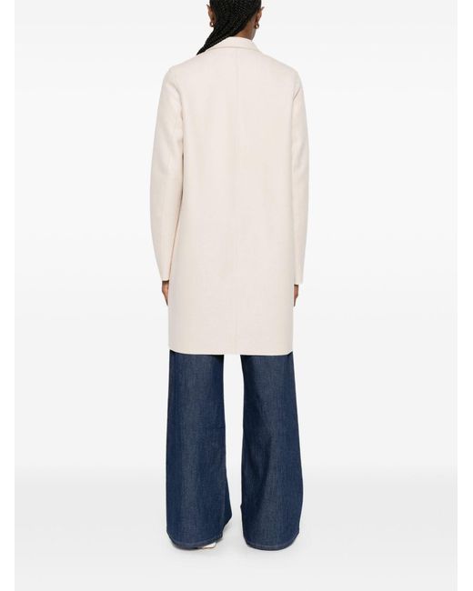 Harris Wharf London White Wool Coat