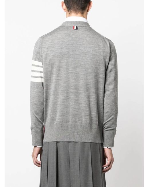Thom Browne Vest Met V-hals in het Gray