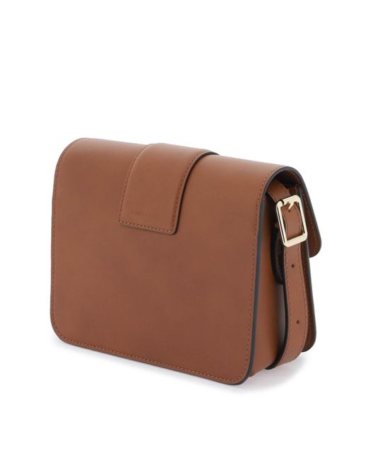 Longchamp Brown Box Trab Small Crossbody Bag