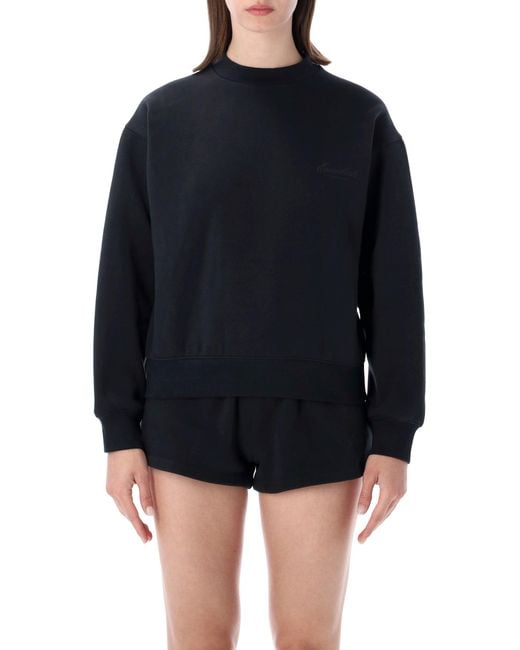 Essentials x Fear Of God Blue Relaxed Fit Fleece Crewneck Sweatshirt
