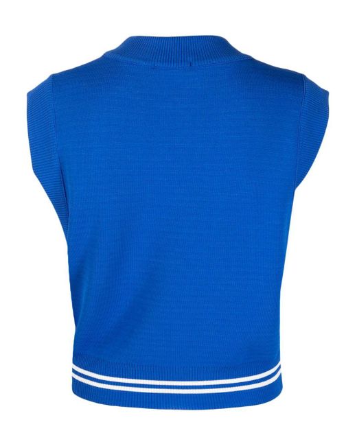 Autry Blue Logo Vest