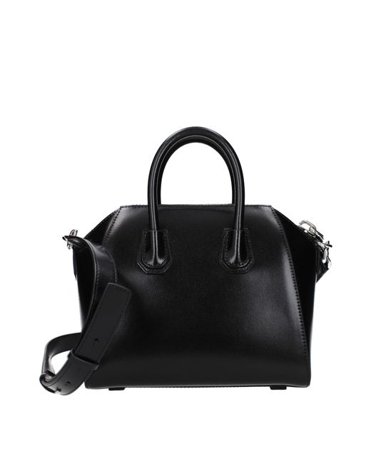 Givenchy Black Antigona Handbag Leather