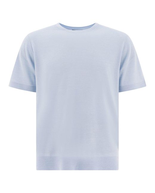 Vince T -Shirts in Blue für Herren