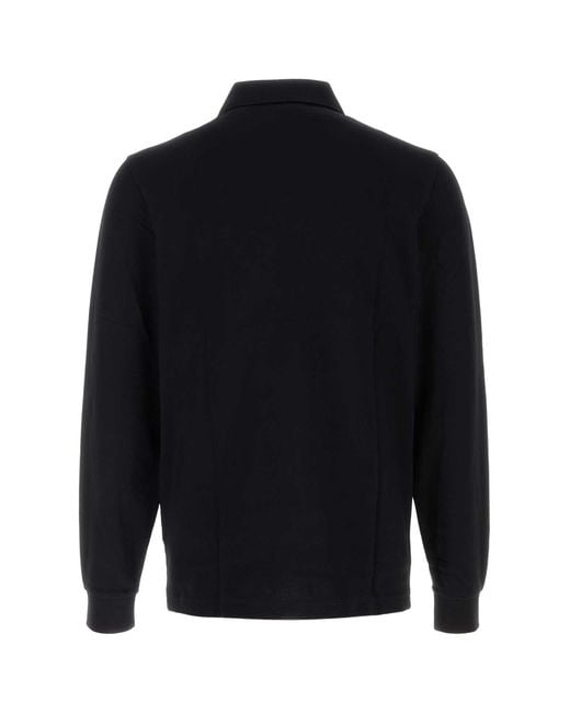 Fred Perry Blue Piquet Polo Shirt