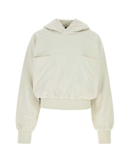 Entire studios White Chalk Cotton Sweatshirt
