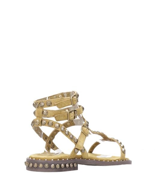 Ash Metallic Sandals