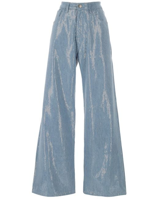 Jeans de mezclilla azul claro FEDERICA TOSI de color Blue