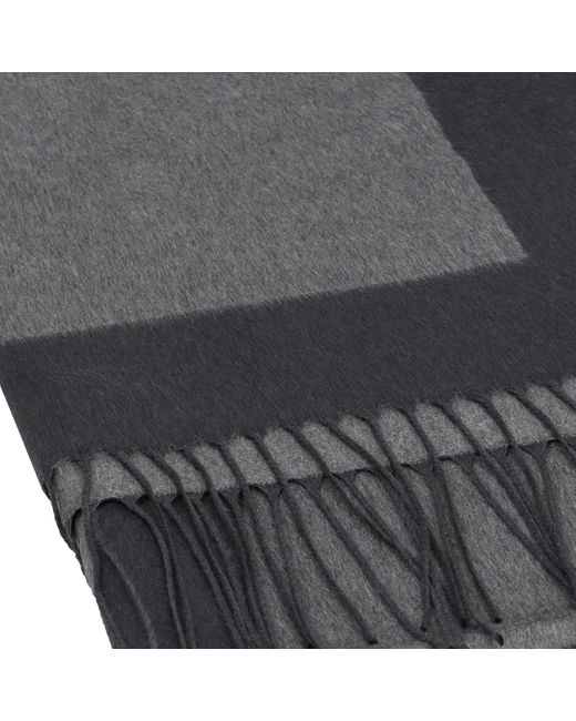 Écharpe en soie Cassandre Saint Laurent pour homme en coloris Gray