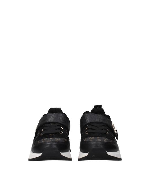 Pollini Black Sneakers Donna Pvc Nero