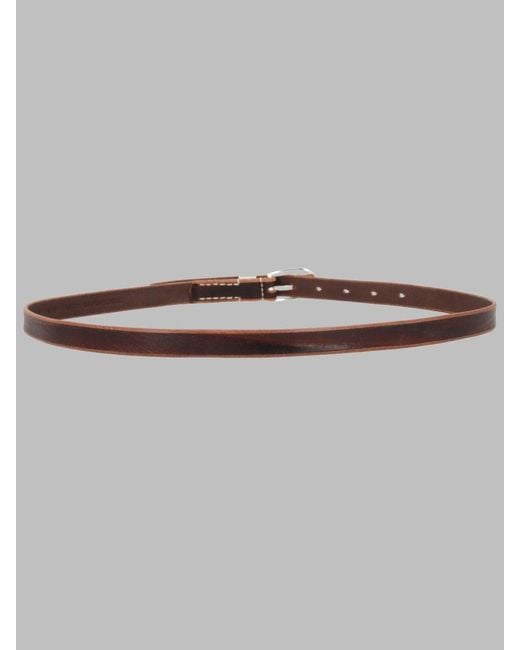 Our Legacy Metallic Leather Belt for men