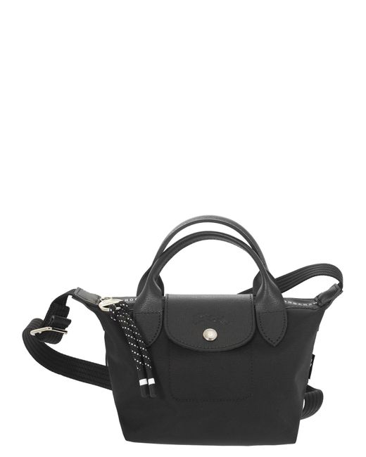 Longchamp Black Le Pliage Energy Bag With Handle Xs
