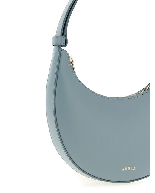 Furla Blue Delizia' Mini Shoulder Bag