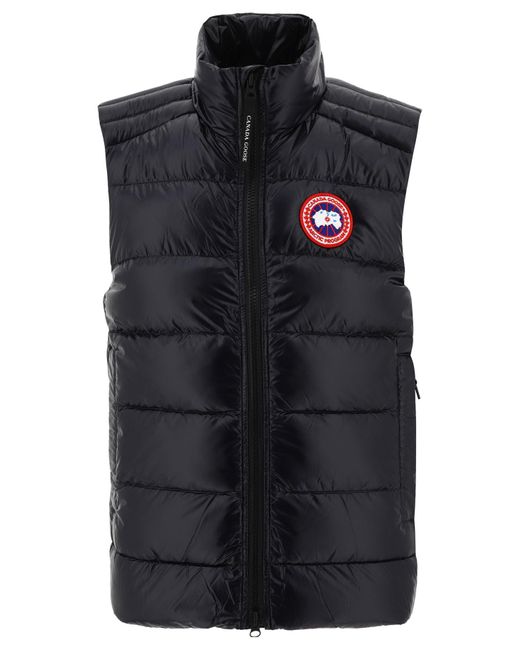 Canada Goose Black "crofton" Vest for men