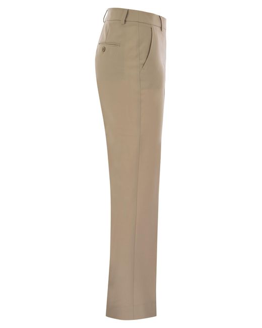 Weekend by Maxmara Weekend Max Mara Canon Wollen Sigarettenbroek in het Natural