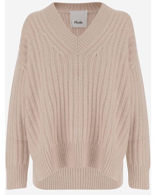 Allude Natural Gegen Kaschmirpullover anspielend