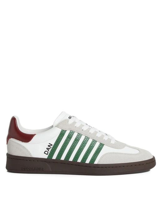 DSquared² Low-Top Sneaker in White für Herren