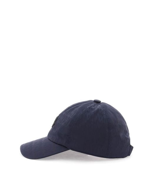 Moncler Blue Baseball Cap for men