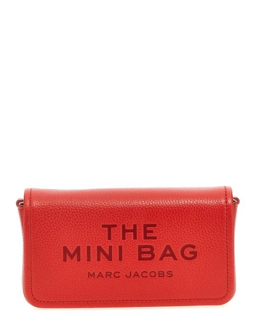 Marc Jacobs Red 'The Leder Mini Bag' Crossbody Bag '
