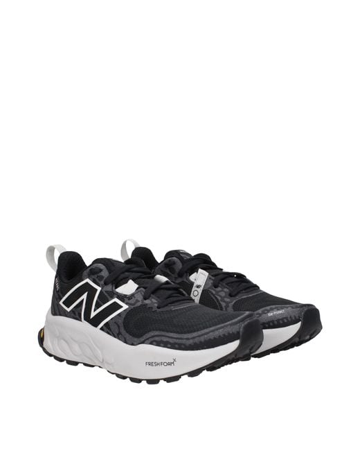 New Balance Black Sneakers Fresh Foam X Hierro V8 Donna Tessuto Nero/Grigio