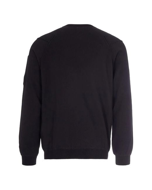 C P Company Blue Knitwear Crew Neck