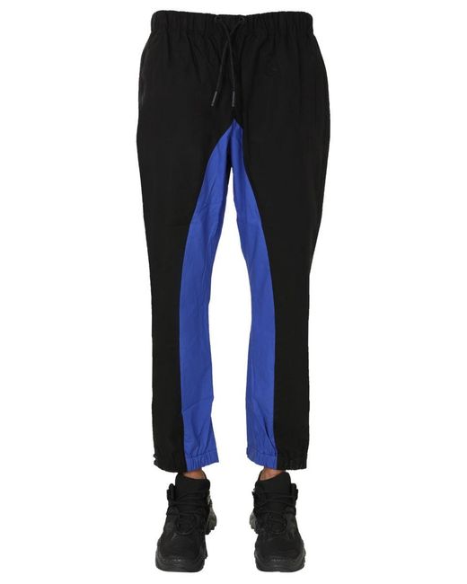 Marcelo Burlon Blue Jogging Pants for men