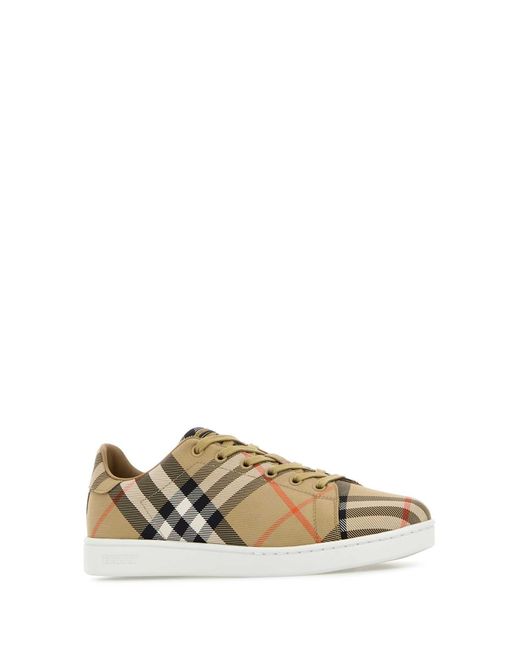Burberry Natural Sneakers Set Check