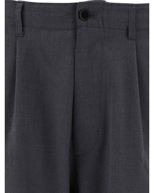 Pantalones plisados ​​de Nanamica de hombre de color Gray