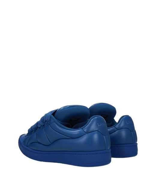 Lanvin Sneakers Curb xl Männer Leder blau in Blue für Herren