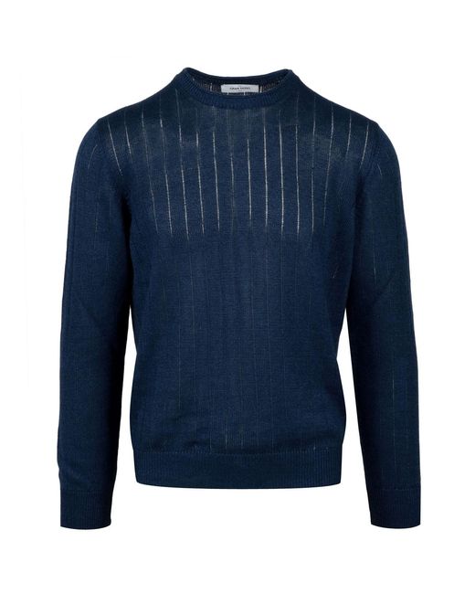 Gran Sasso Blue Sweaters for men