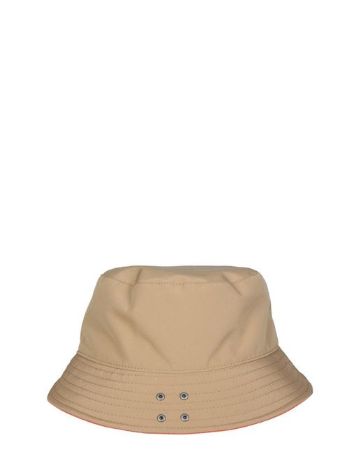 MSGM Natural Two-Tone Bucket Hat for men