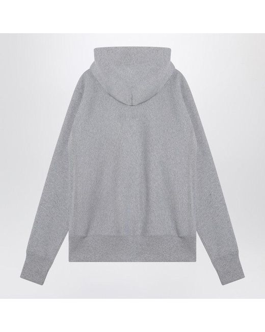 Champion Gray Light Cotton Hoodie for men