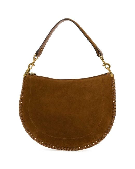 Isabel Marant Brown Camel Suede Oskan Shoulder Bag