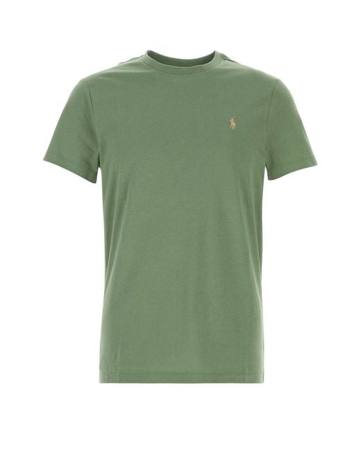 Polo Ralph Lauren Green Cotton T Shirt