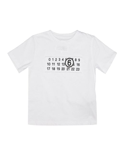 MM6 by Maison Martin Margiela White T Shirts And Polos