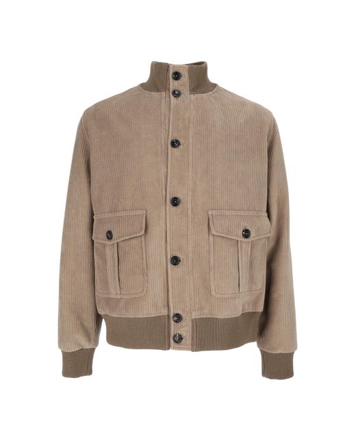Circolo 1901 Natural Pilot Jacket Tiny C. Micro-Patterned Corduroy Jacket