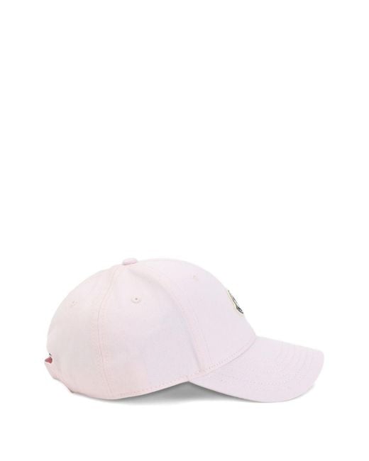 Moncler Pink Logo Baseball Cap