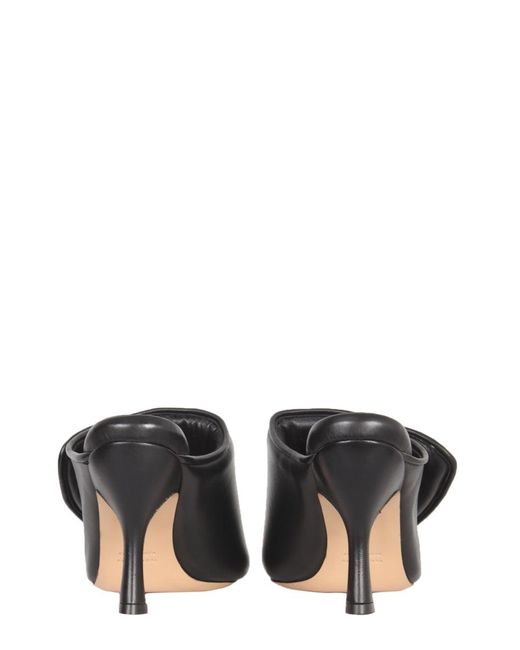 Gia Borghini Black Gia 2 Puffy Sandals for men