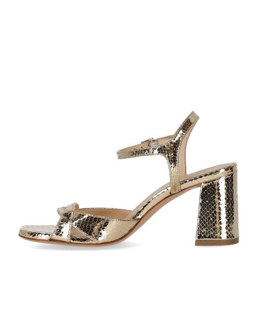Sergio Levantesi Metallic Glenda Heeled Sandal
