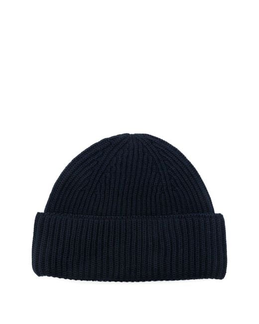 Maison Kitsuné Green Fox Head Large Beanie for men