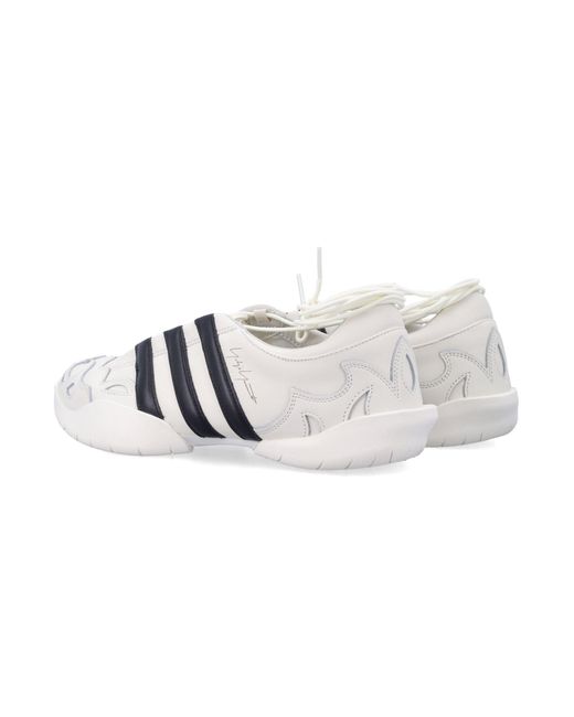 Y-3 White Regu Mary Jane Leather Shoes